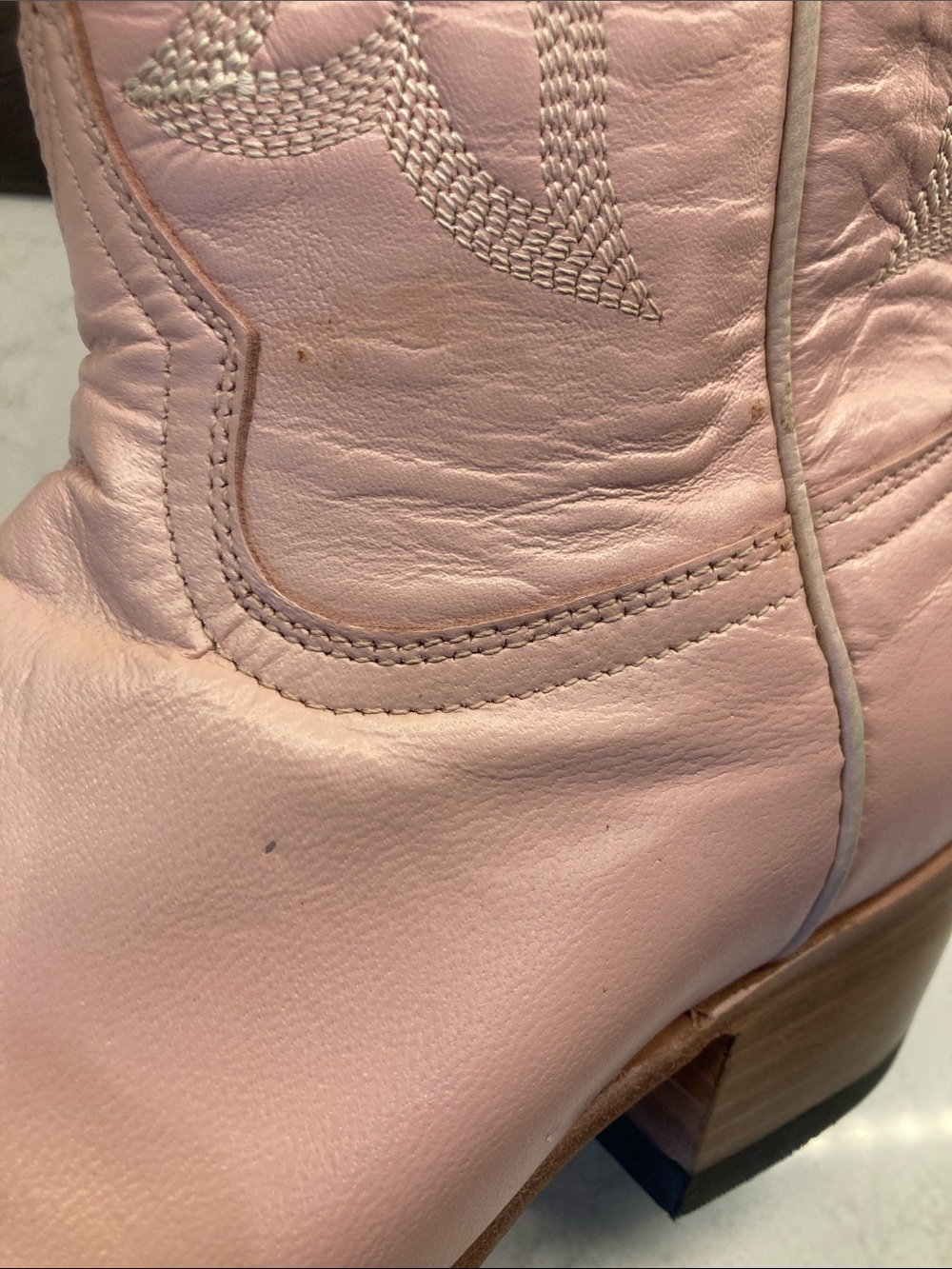 NWT MACIE BEAN Show Pony Cowboy Boots in Pink Women’s size 8 1/2 M - Picture 15 of 15